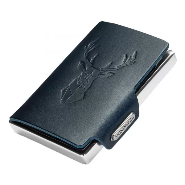  Портфейл MONDRAGHI Silhouette Modern Deer СИНЬО 