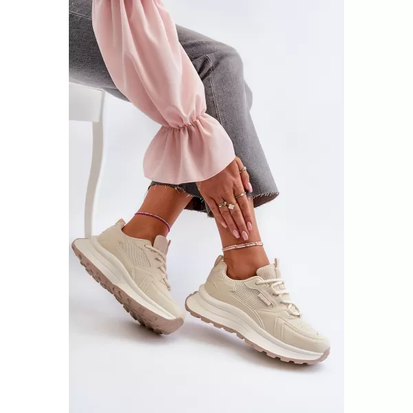  Дамски маратонки BIG STAR NN274A105 BEIGE Big Star Shoes 