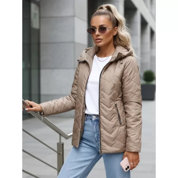  Дамско яке DSTREET TY5609 КАРАМЕЛ 