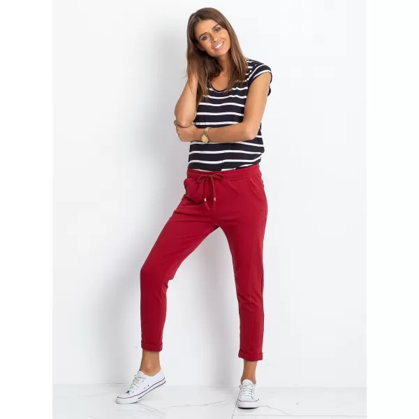  Дамски спортен панталон BASIC FEEL GOOD RV-DR-3589.06X БОРДО 