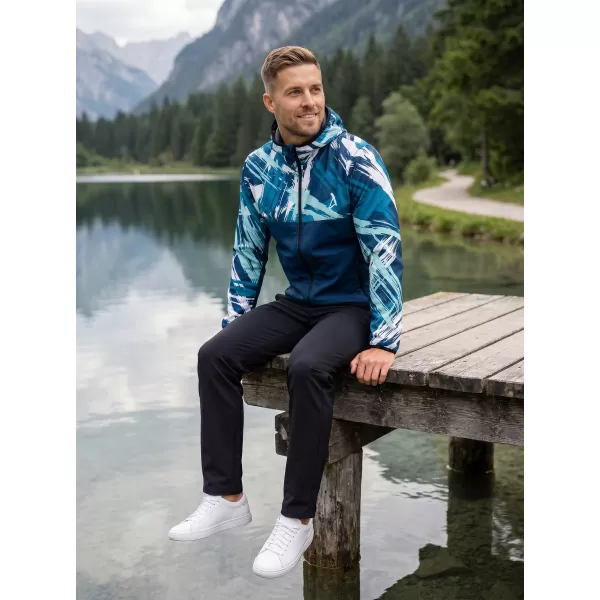  Мъжко първокласно яке софтшел ALTISPORT VOJ/ALM039JACK01 МОРСКО СИНЬО 