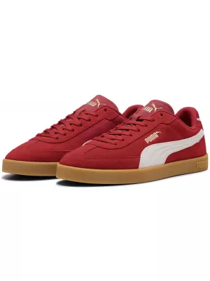 Ботуши PUMA CLUB II ERA SUEDE 400717-08 FORATRED/P.WHITE/ FORATRED/P.WHITE/PUMA GOLD