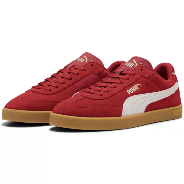  Ботуши PUMA CLUB II ERA SUEDE 400717-08 FORATRED/P.WHITE/ FORATRED/P.WHITE/PUMA GOLD 