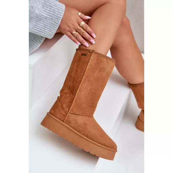  Дамски обувки BIG STAR OO274893 КАФЯВО/БЕЖО Big Star Shoes 