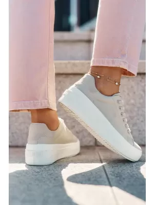 Дамски маратонки BIG STAR RR274465 BEIGE Big Star Shoes