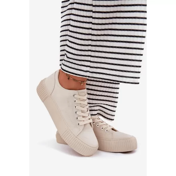  Дамски маратонки BIG STAR RR274407 BEIGE Big Star Shoes 