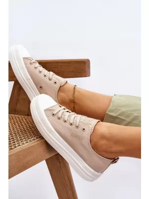 Дамски маратонки BIG STAR LL274969 BEIGE Big Star Shoes