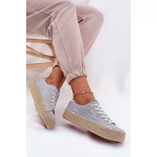  Дамски кецове LEE COOPER LCW-25-02-3284 СВЕТЛО СИНЬО 