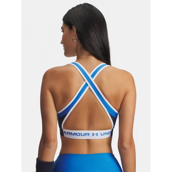  Дамски сутиен UNDER ARMOUR UA CROSSBACK MID OPEN BACK 6005838-403 СИНЬО 