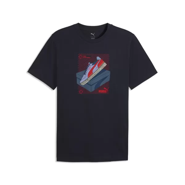  Мъжка тениска PUMA GRAPHIC TEE 691777_16 НОВ ФЛОТ 