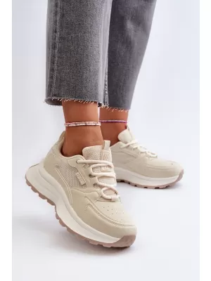 Дамски маратонки BIG STAR NN274A105 BEIGE Big Star Shoes