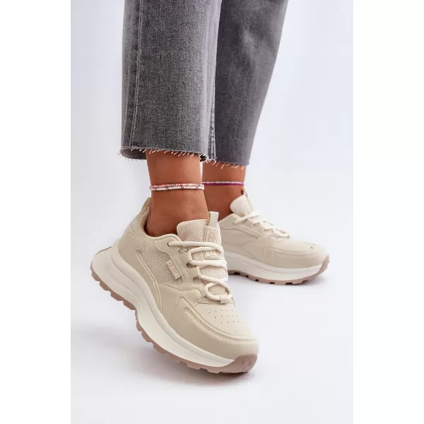  Дамски маратонки BIG STAR NN274A105 BEIGE Big Star Shoes 