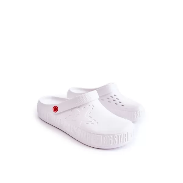 Мъжки чехли BIG STAR II175003 WHITE Big Star Shoes 