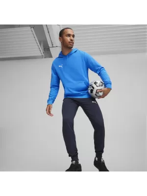 Мъжки суичър PUMA TEAMGOAL CASUALS HOODY 658618_02 IGNITE BLUE/ ЗАПАЛЕТЕ СИНЬО/ПУМА БЯЛО
