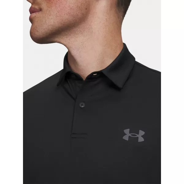  Мъжка тениска UNDER ARMOUR MATCHPLAY POLO 6009799-001 ЧЕРЕН 
