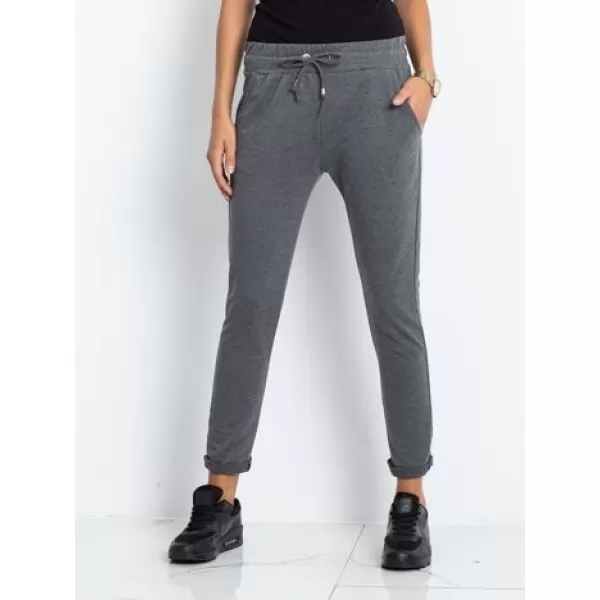  Дамски спортен панталон BASIC FEEL GOOD RV-DR-3698.09X ТЪМНО СИВО 