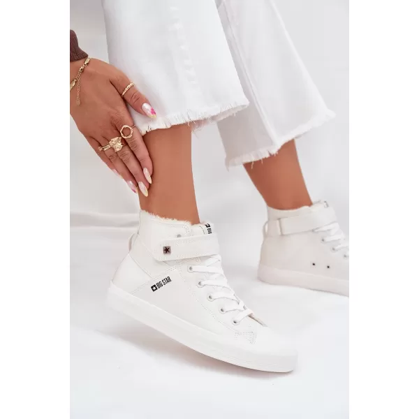  Дамски маратонки BIG STAR V274541FW WHITE Big Star Shoes 