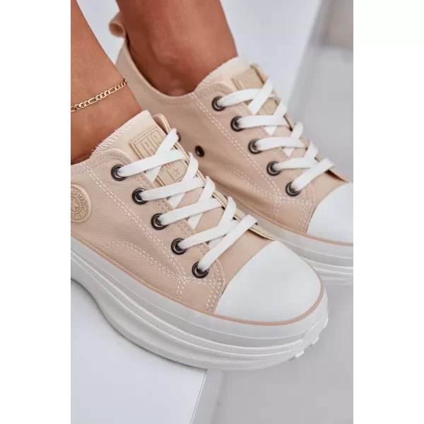 Дамски маратонки BIG STAR NN274127 BEIGE Big Star Shoes 