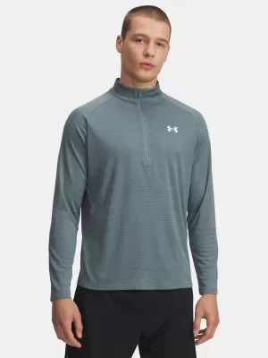 Мъжка тениска UNDER ARMOUR UA TECH TEXTURED 1/2 ZIP 1382797-587 СИНЬО