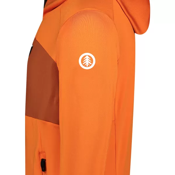  Мъжки суичър powerfleece NORDBLANC BRACKEN NBWFM8286 ОРАНЖЕВО 