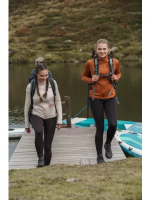 Дамски суичър powerfleece NORDBLANC SEDGE NBWFL8291 КАФЯВО