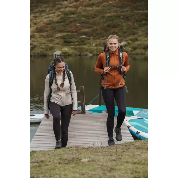  Дамски суичър powerfleece NORDBLANC SEDGE NBWFL8291 КАФЯВО 