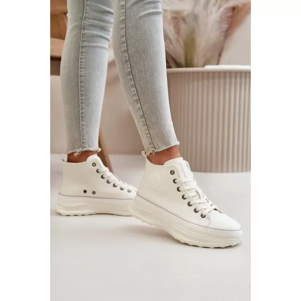  Дамски маратонки BIG STAR OO274064 WHITE Big Star Shoes 