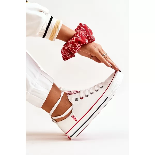  Дамски маратонки BIG STAR JJ274123 WHITE Big Star Shoes 