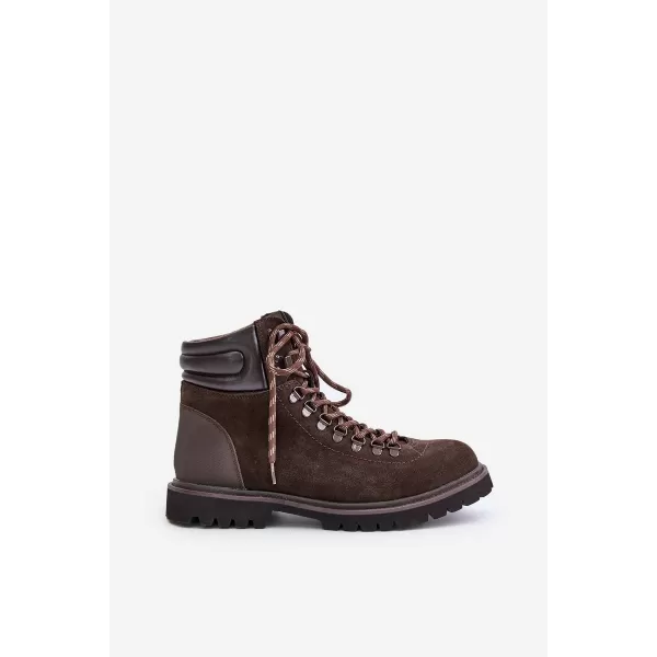  Мъжки обувки BIG STAR OO174644 BROWN/BEIGE Big Star Shoes 