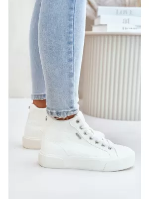 Дамски маратонки BIG STAR OO274A479 WHITE Big Star Shoes