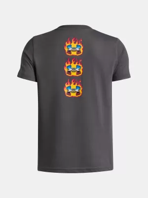 Момчешка тениска UNDER ARMOUR UA FLAME WM SS 6005059-025 СИВО