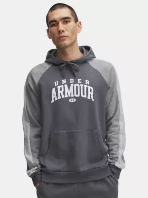 Мъжки суичър UNDER ARMOUR UA RIVAL FLC CB HOOD 6003958-025 СИВО