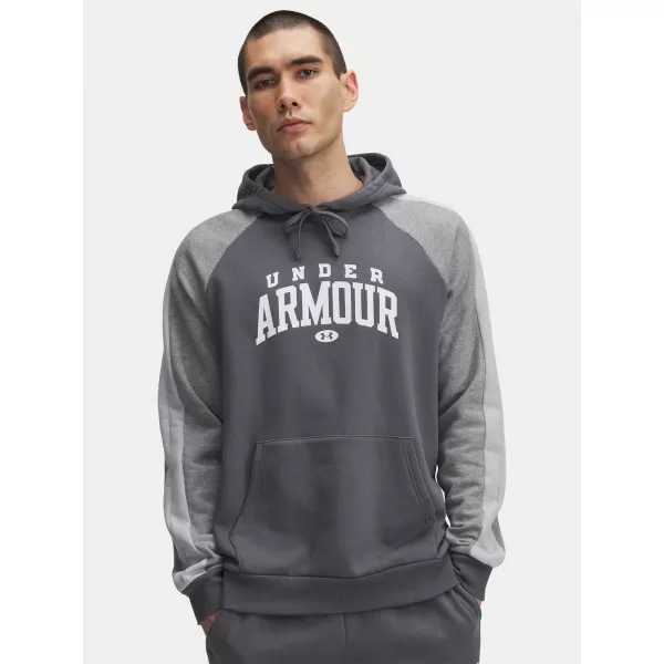  Мъжки суичър UNDER ARMOUR UA RIVAL FLC CB HOOD 6003958-025 СИВО 