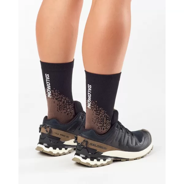  Дамски обувки SALOMON XA PRO 3D V9 GTX LIFELONG W L47999700 ЧЕРНО/КОЙОТОВО КАФЯВО/ВАНИЛОВ ЛЕД 