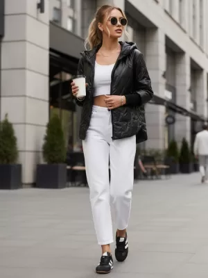 Дамско яке DSTREET TY5559 ЧЕРЕН