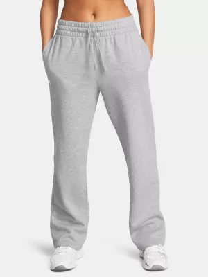 Дамски спортен панталон UNDER ARMOUR UA RIVAL FLC STRAIGHT PANT 1381847-011 СИВО