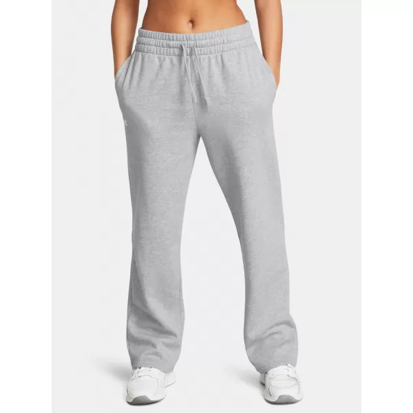  Дамски спортен панталон UNDER ARMOUR UA RIVAL FLC STRAIGHT PANT 1381847-011 СИВО 