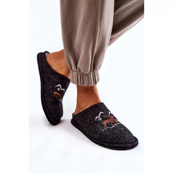  Дамски чехли BIG STAR KK276018 BLACK/BEIGE Big Star Shoes 
