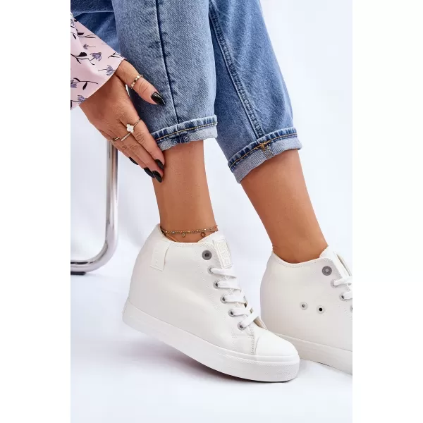  Дамски маратонки BIG STAR LL274035 WHITE Big Star Shoes 