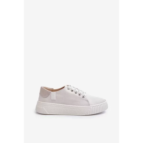  Дамски маратонки BIG STAR NN276001 WHITE Big Star Shoes 