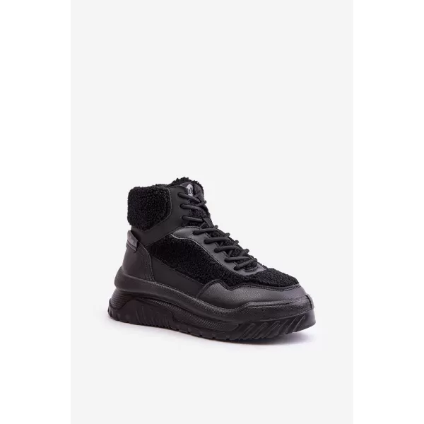  Дамски кецове LEE COOPER LCJ-24-47-3145 ЧЕРЕН 
