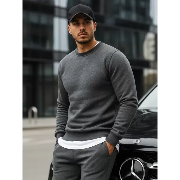  Мъжки суичър DSTREET BX2405 ТЪМНО СИВО 