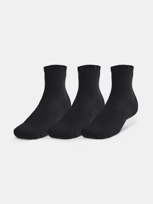 Чорапи UNDER ARMOUR UNISEX UA TC QTR (3 PÁRY) 1386372-001 ЧЕРЕН