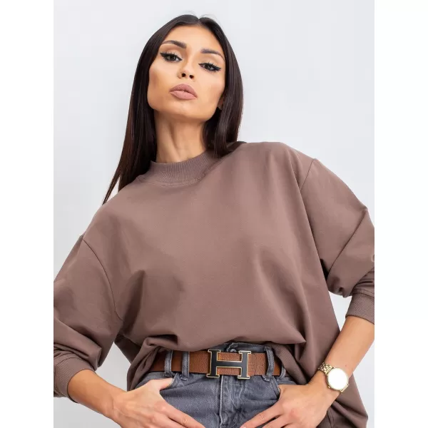 Дамски суичър BASIC FEEL GOOD RV-BL-5185.92P КАФЯВО 