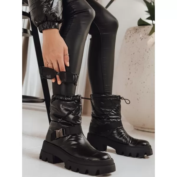  Дамски обувки DSTREET ZY1299 ЧЕРЕН 