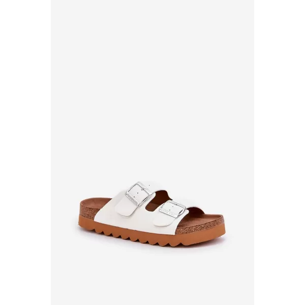  Дамски чехли BIG STAR LL274480 WHITE Big Star Shoes 