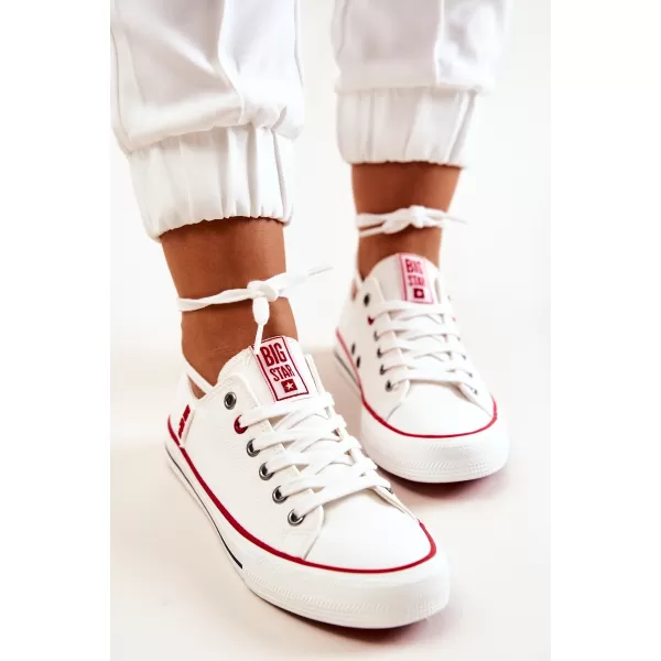  Дамски маратонки BIG STAR JJ274123 WHITE Big Star Shoes 