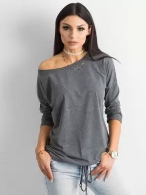 Дамска блуза BASIC FEEL GOOD RV-BZ-4691.36P ТЪМНО СИВО