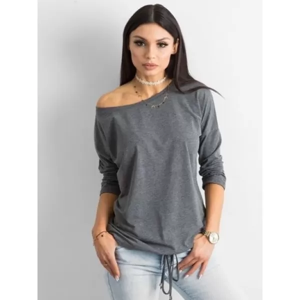  Дамска блуза BASIC FEEL GOOD RV-BZ-4691.36P ТЪМНО СИВО 