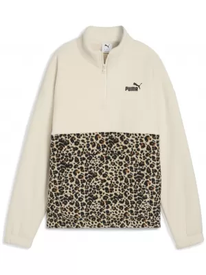 Дамски суичър PUMA ESS GRAPHIC ANIMAL CREW 688083-87 АЛПИЙСКИ СНЯГ